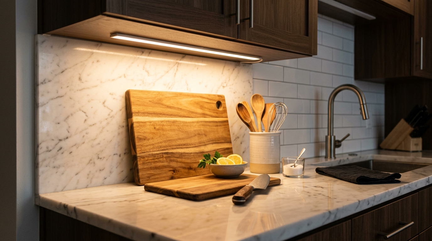Wireless Rechargeable Magnetic Under-Cabinet LED Lighting